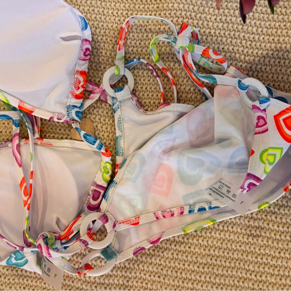 Colorful Heart Bikini Set - Picture 5 of 6